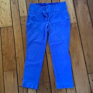 Blue crop pants size 7